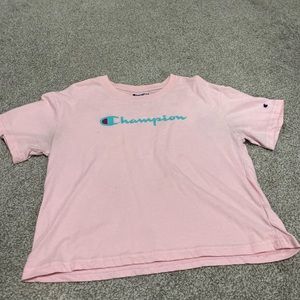 cropped champion tee